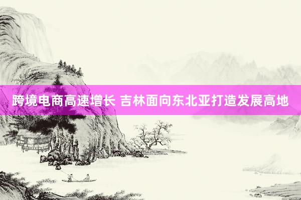 跨境电商高速增长 吉林面向东北亚打造发展高地