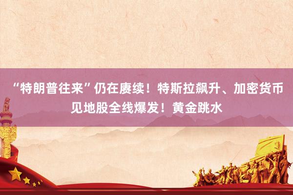 “特朗普往来”仍在赓续！特斯拉飙升、加密货币见地股全线爆发！黄金跳水